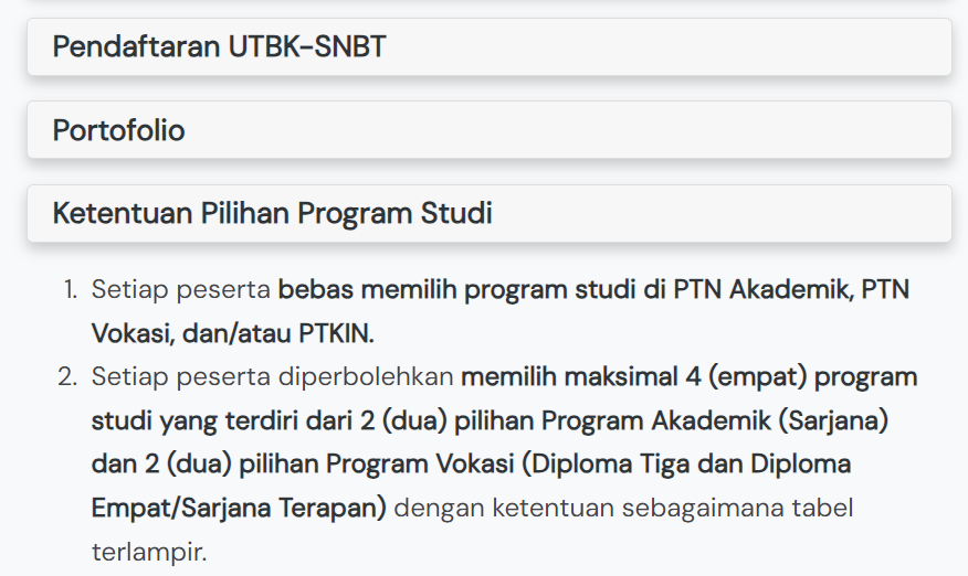 utbkcak's tweet photo. ✨Bisa pilih 4 PRODI di SNBT 2024. WOW https://t.co/G9MU0Cjt3p