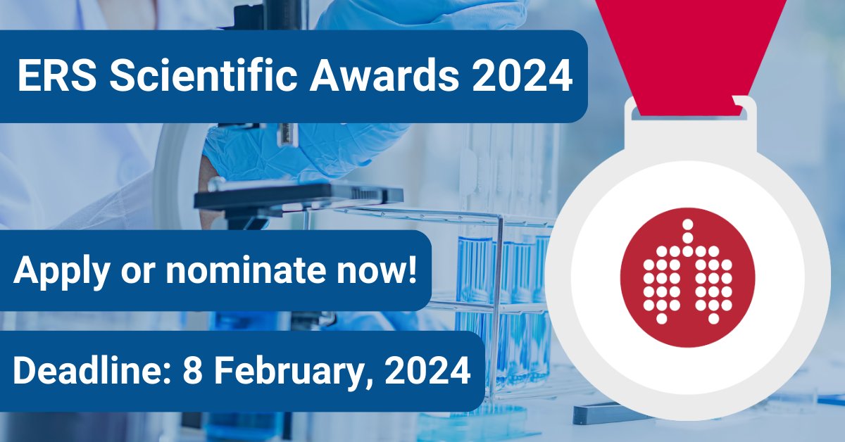 Calling ERS members – application and nomination is now open for a range of prestigious ERS scientific awards. Check them out: ersnet.org/news-and-featu…