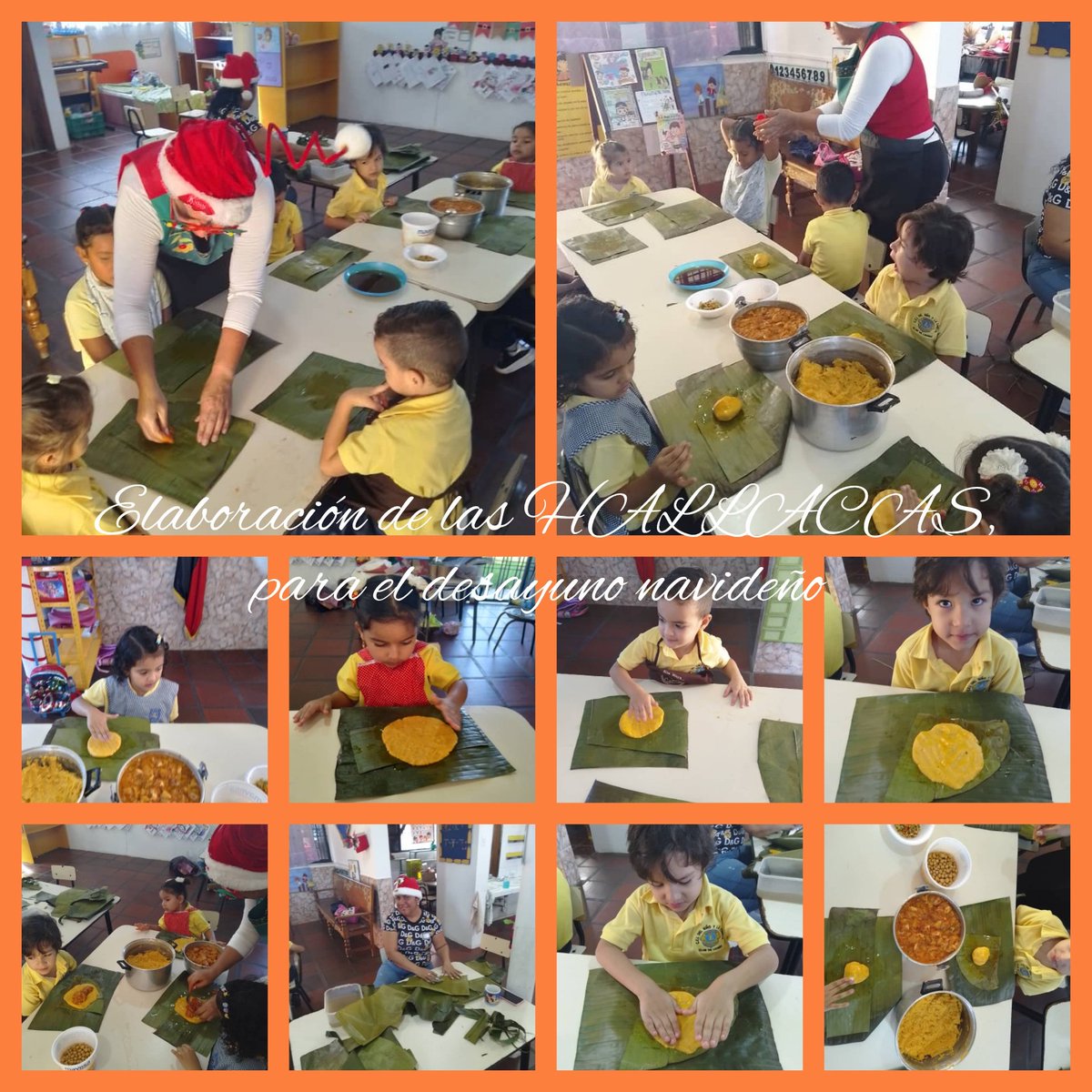Elaboración de las HALLACAS con los niños.Su desayuno navideño
<a href="/Berzabethg1/">Berzabethgandicaoficial</a> 
<a href="/CDCETachira/">CDCE Táchira</a> 
<a href="/01Ptmstachira/">PTMSTACHIRA</a> 
<a href="/_LaAvanzadora/">Yelitze Santaella</a> 
@