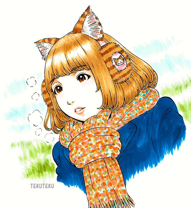 「orange scarf」 illustration images(Latest｜RT&Fav:50)
