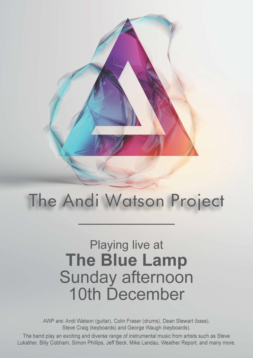 colinlrfraser's tweet photo. To  my local FB fiends! Please support live music! Our band is playing at  the Blue Lamp on Sunday afternoon..... If you are in town, or want to  have a few beers listening to some great music... Please come along! https://t.co/K9Zpc1Sbep