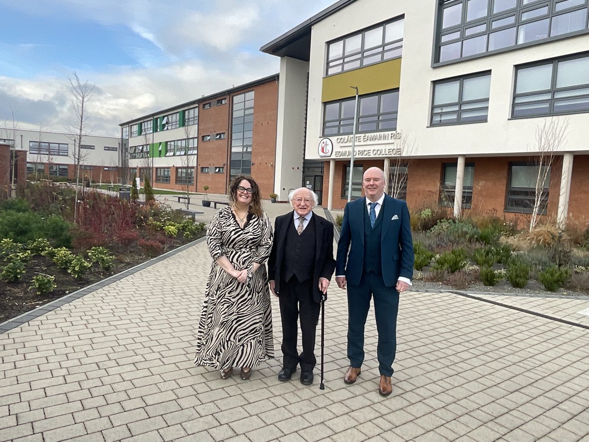 Edmund Rice College (@edmundrice2017) on Twitter photo Our school community at ERC were both humbled and thrilled to welcome <a href="/PresidentIRL/">President of Ireland</a> Michael D. Higgins to officially open our new school library earlier this week. A slideshow of photos taken on the day are available through the link below: youtu.be/o_B8payzzH4 Our school community at ERC were both humbled and thrilled to welcome <a href="/PresidentIRL/">President of Ireland</a> Michael D. Higgins to officially open our new school library earlier this week. A slideshow of photos taken on the day are available through the link below: youtu.be/o_B8payzzH4