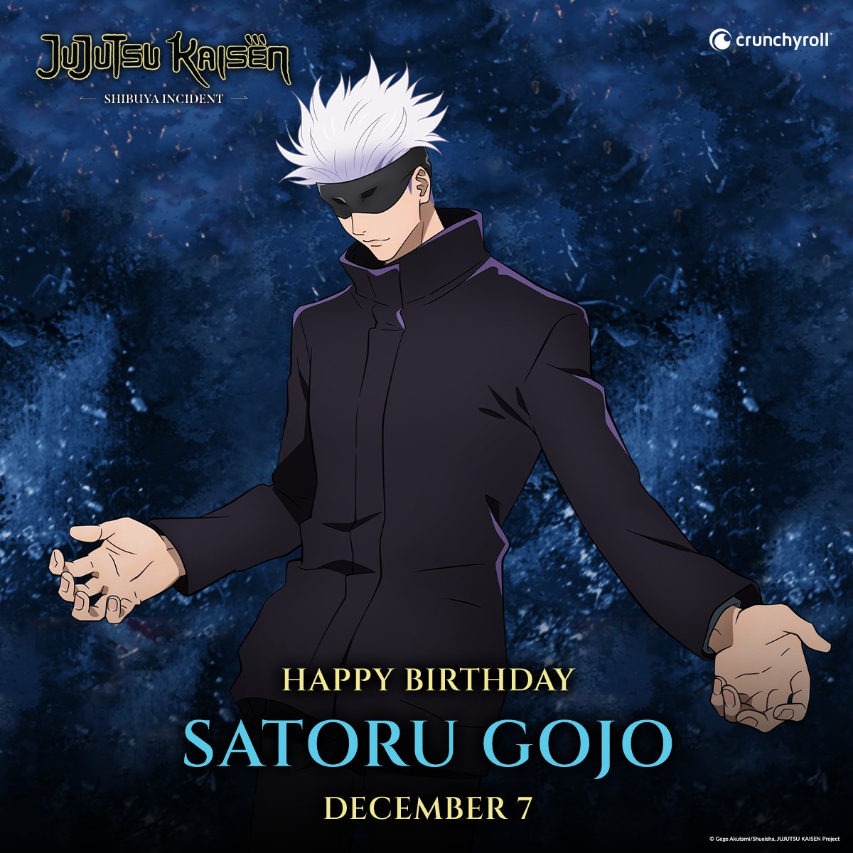 Happy birthday, Satoru Gojo 🎉 #JujutsuKaisen