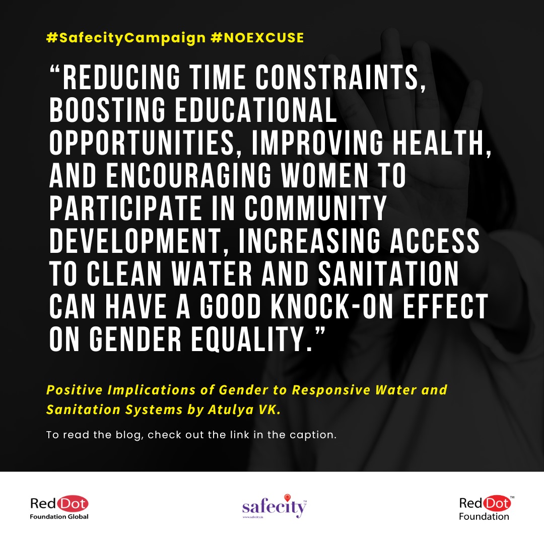 TheSafecityApp's tweet photo. Empowering communities through clean water & sanitation – a step towards gender equality & sustainable development.
Check out our blog: https://t.co/7YNXYqg2WL
#16DaysofActivismBlogSeries #NoExcuse
#Safecity #RedDotFoundation
#daysofactivism #genderbasedviolence #unite https://t.co/ziVdGhpvys