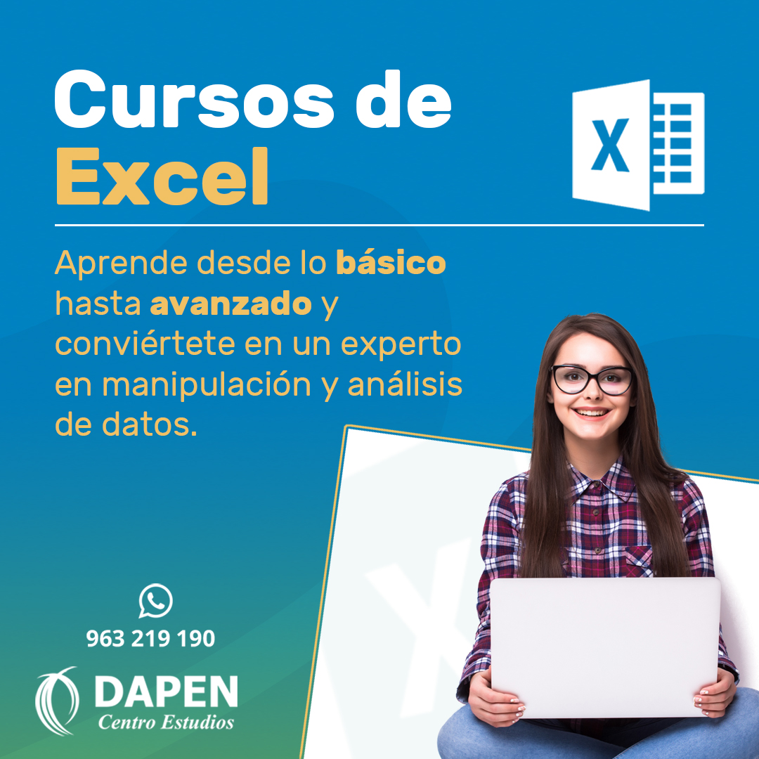 DAPENFORMACION's tweet photo. ¡Descubre el poder de Excel con nuestro curso  presencial! 🚀📊 Domina las hojas de cálculo y lleva tus habilidades al  siguiente nivel. 

¡No  dejes que Excel sea un misterio! Únete a nosotros y desata tu potencial  profesional. ¡Inscríbete ahora y transforma tus datos!  💻📈 https://t.co/pQG1LbbD2m