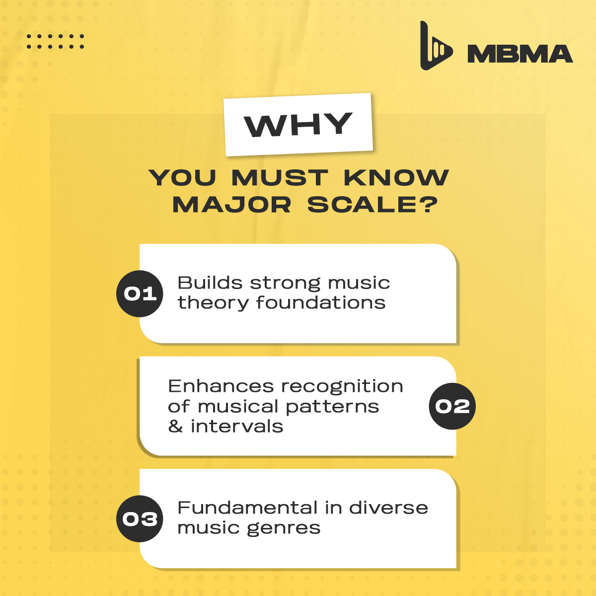 MB_MusicAcademy's tweet photo. Essential for vocal growth, “beginner scales” refine pitch, expand range, and foster versatility 🎶. Mastering them equips singers to confidently navigate diverse musical genres, and unlocking creative expression 🎤

#musicskills #vocalmastery #mbma #meetbros #mbmusicacademy https://t.co/mzPRhBjeP9