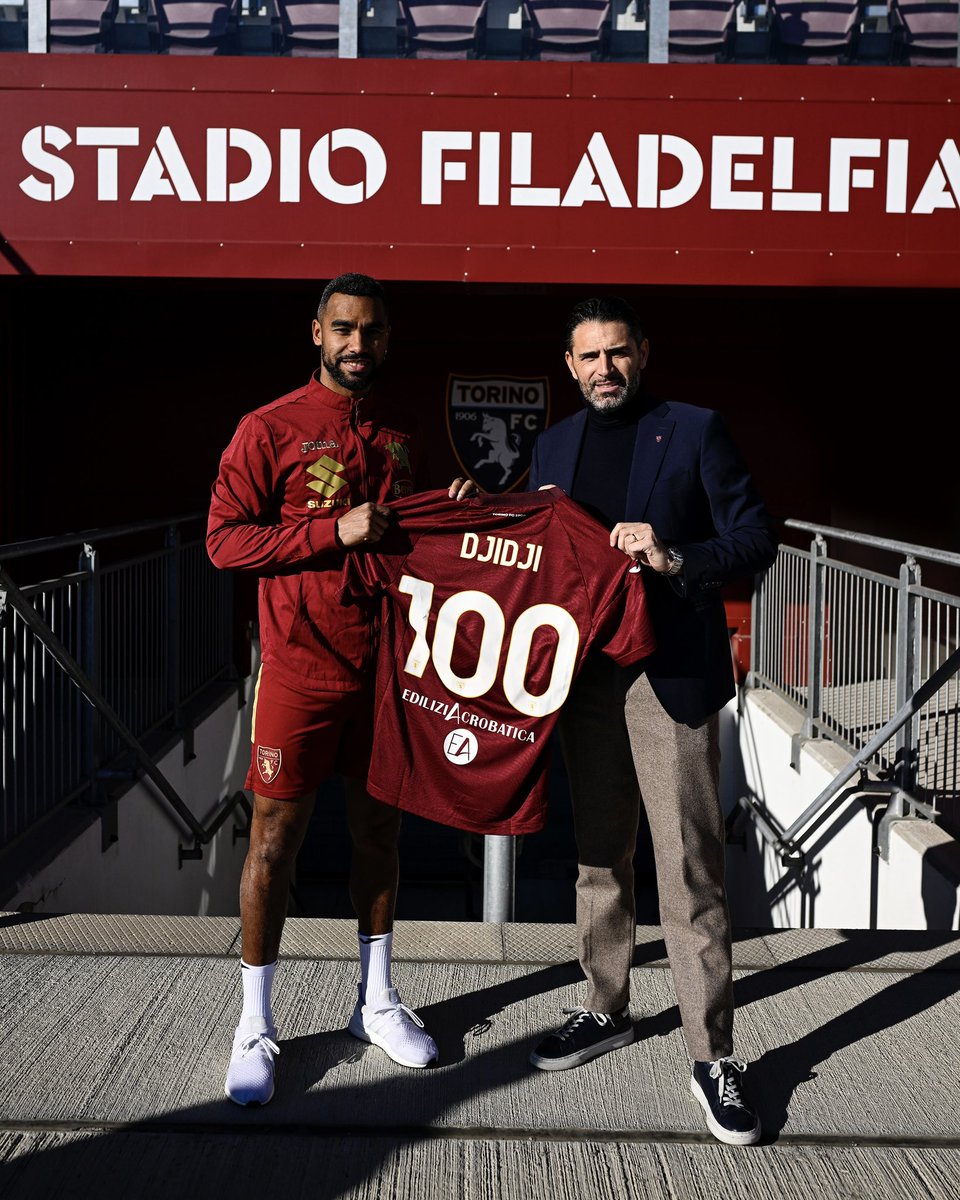 1️⃣0️⃣0️⃣ presenze in maglia granata per Djidji 🐂

Bravo Koffi 👏

#SFT