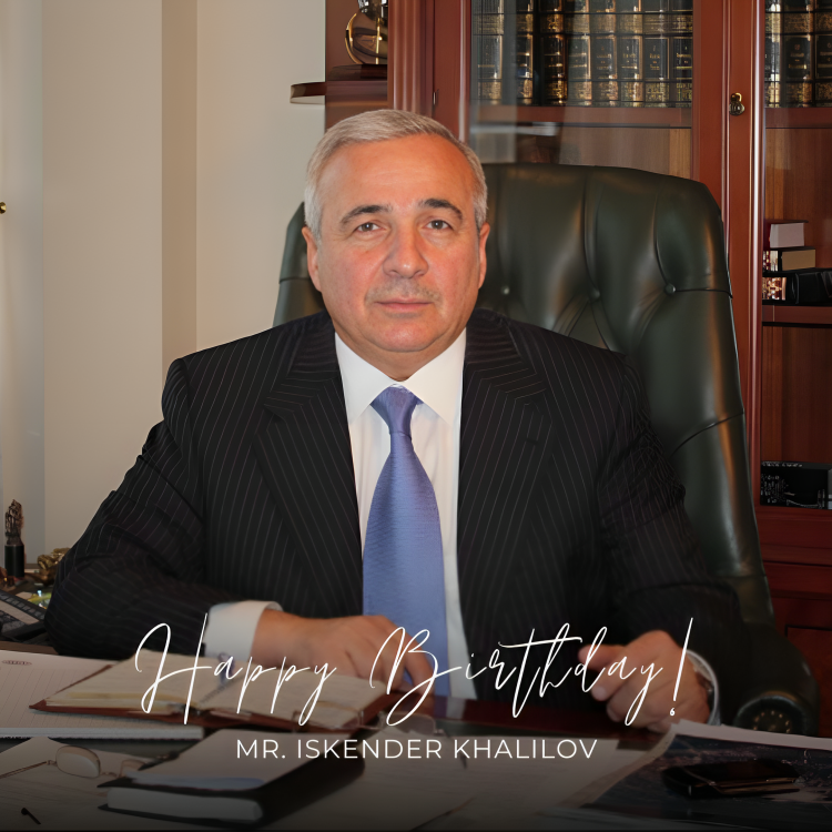isrholdingltd's tweet photo. 🎉 Happy Birthday to Iskender Khalilov!
On this special occasion, we wish Mr. Khalilov good health, continued prosperity, and many more successful years to come!
#ISRHolding https://t.co/nZQBJiqh6k
