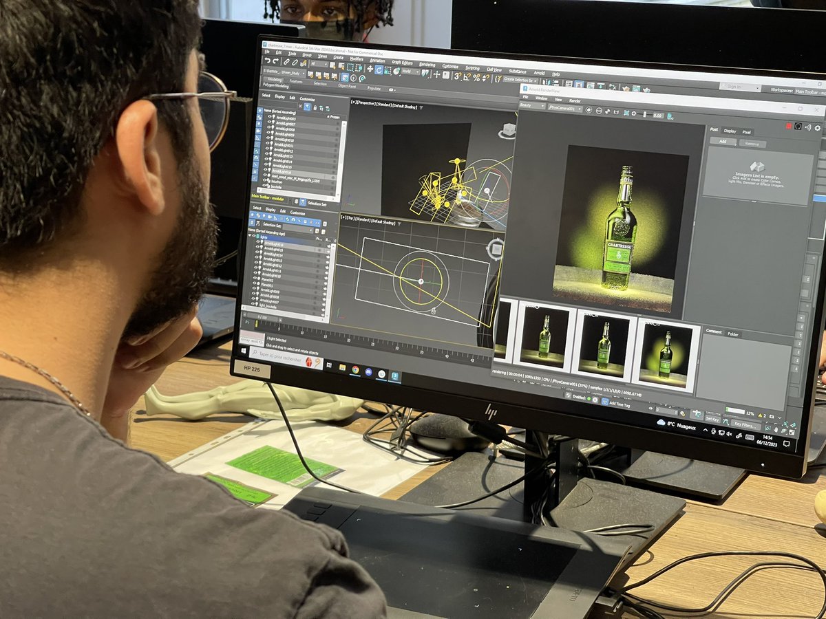 vfx_workshop's tweet photo. Nos étudiants en deuxième année sont en train de réaliser un travail fantastique sur l’exercice du Packshot ! #Maya #3dsmax #substancepainter #substancedesigner #vfxschool #3Dschool #vfxstudent #3dstudent #vfxworkshop #ecolevfx #paris15 #welovevfx #worldvfxday https://t.co/v4FslsbCVz