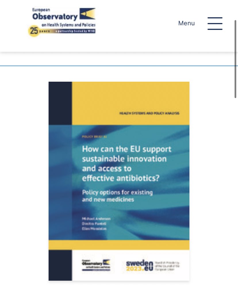 OBShealth's tweet photo. @josepfigueras @ebsummiteurope @Europarl_EN @sara_saracerdas How can we ensure and improve access to existing antibiotics?
@josepfigueras reminds audience at @ebsummiteurope that we worked with the @SwedeninEU Presidency on a policy brief: https://t.co/BWkbSuwjrQ
#EHS2023 #AMR #OneHealth #AntibioticResistance https://t.co/yseSWeuBEg
