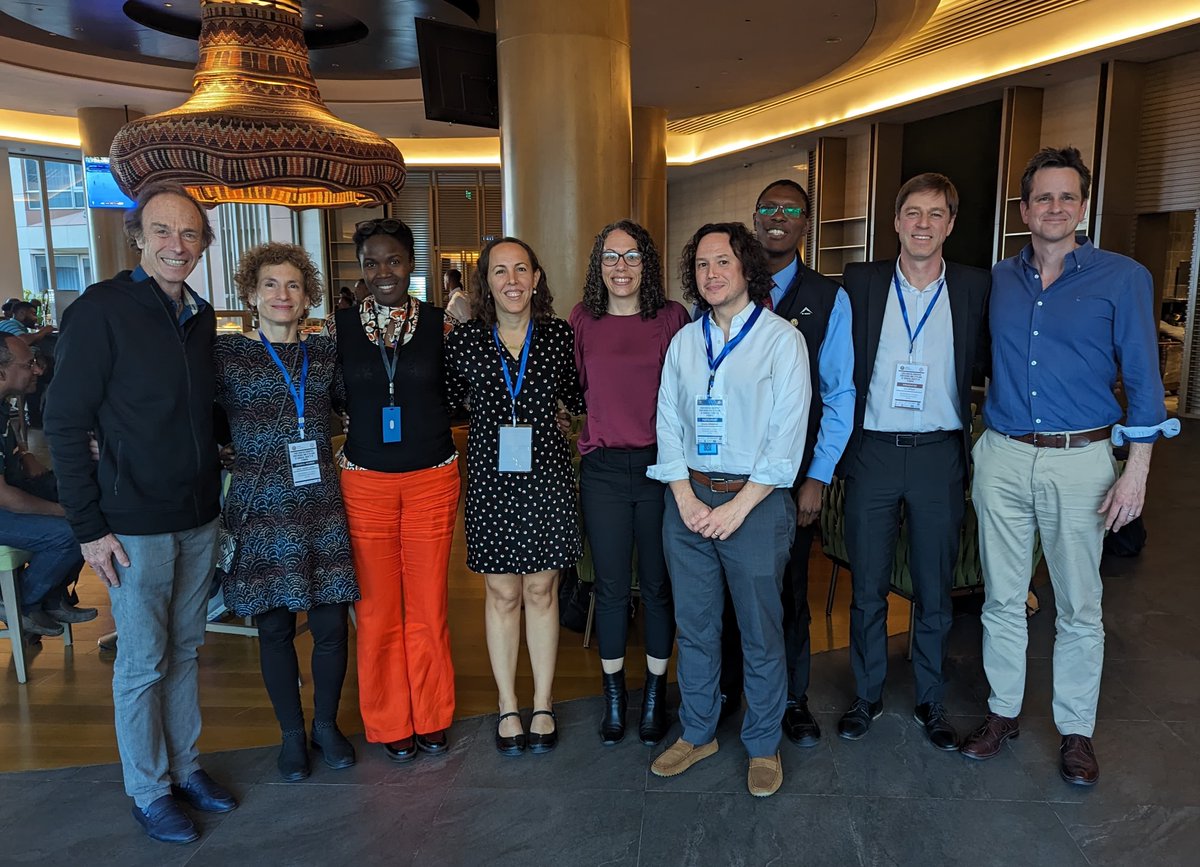 Time for a @SURGhub meet up at the 23rd @cosecsa Scientific Conf. in Addis, with (L-R) Claude Martin, Sherry Wren, Phyllis Kisa, Ainhoa Costas- Chavarri, Andrea Parker, Jeremy Grushka, Mike Mwachiro, @eric_oflynn, Rick Gardner. #globalsurgery @surgfoundation @UNITAR