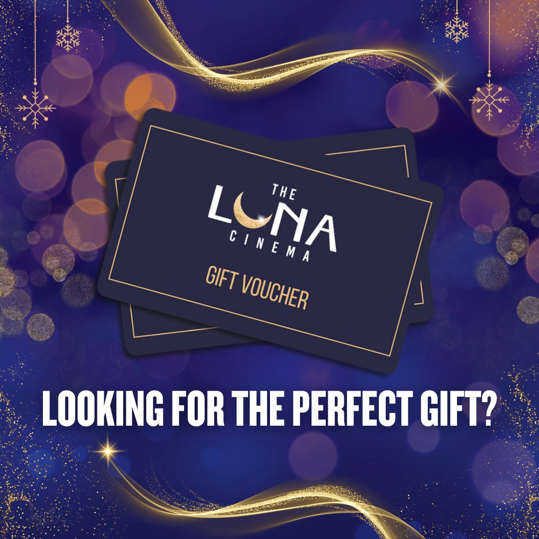 Still trying to find the perfect gift? 🎁 Our gift vouchers are the perfect present for the movie-lover in your life🎬

Valid for a whole year, whether it’s winter or summer, embrace the Luna Cinema magic✨

Gift the joy of cinematic adventures, this Christmas🥹🎄

Link in bio🔗