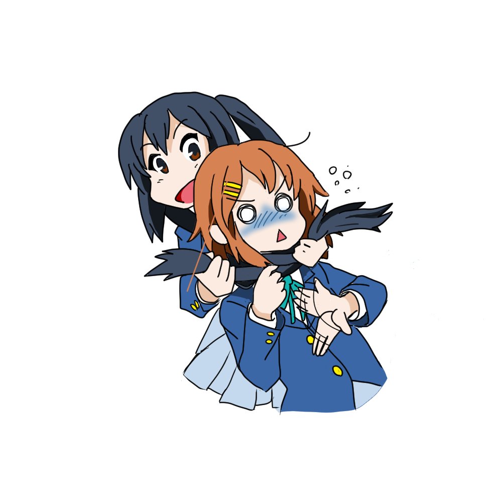 1gkfdIfvvCM3MFM's tweet image. 先輩💕　温かいですか？　"ぅヴぅぅぅ～"　電車移動中。少し早めのおやすみなさい😪
#けいおん