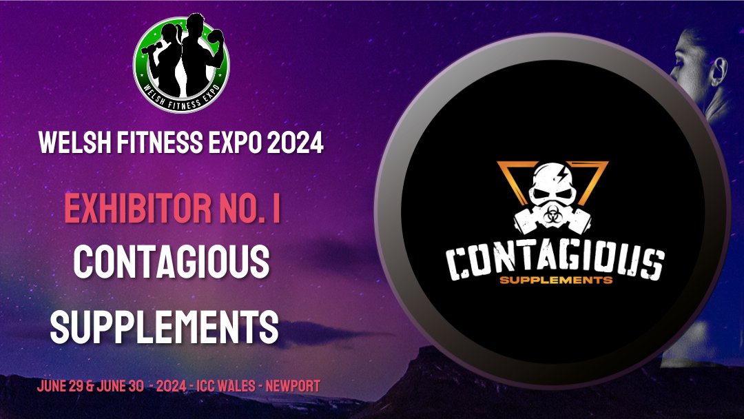 SWFAwards1's tweet image. The Welsh Fitness Expo is delighted to announce Exhibitor No:1 Contagious Supplements

Tickets for this awesome event are now on sale at: lnkd.in/grXrQsw