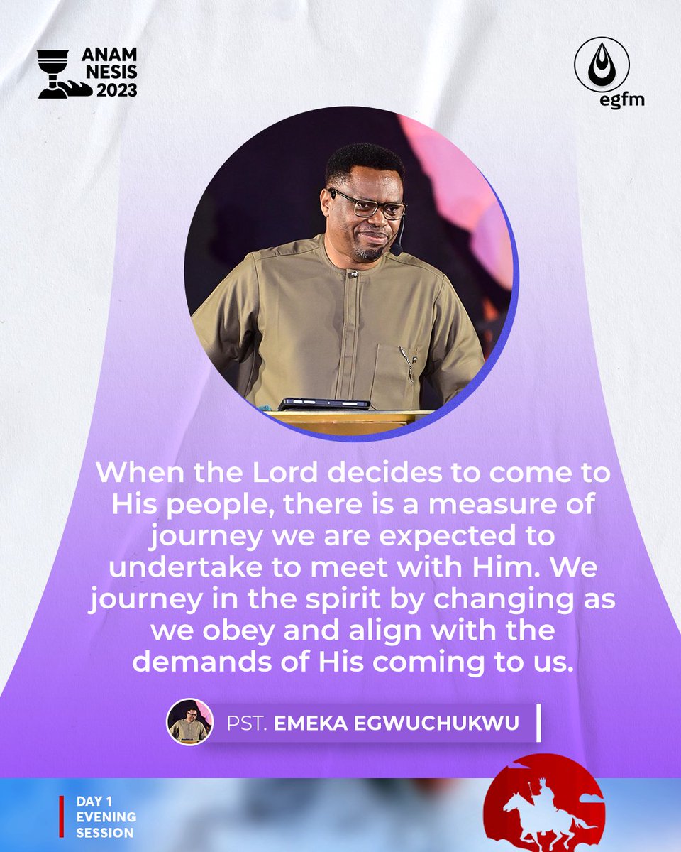EGFMfountain's tweet photo. Below are some excerpts from the ministration of God's Word by Pastor Emeka Egwuchukwu at #ANAMNESIS2023 Day 1 Evening Session.
#PstEmekaEgwuchukwu #ANAMNESIS2023 #EGFM https://t.co/OtwbGIq7m0