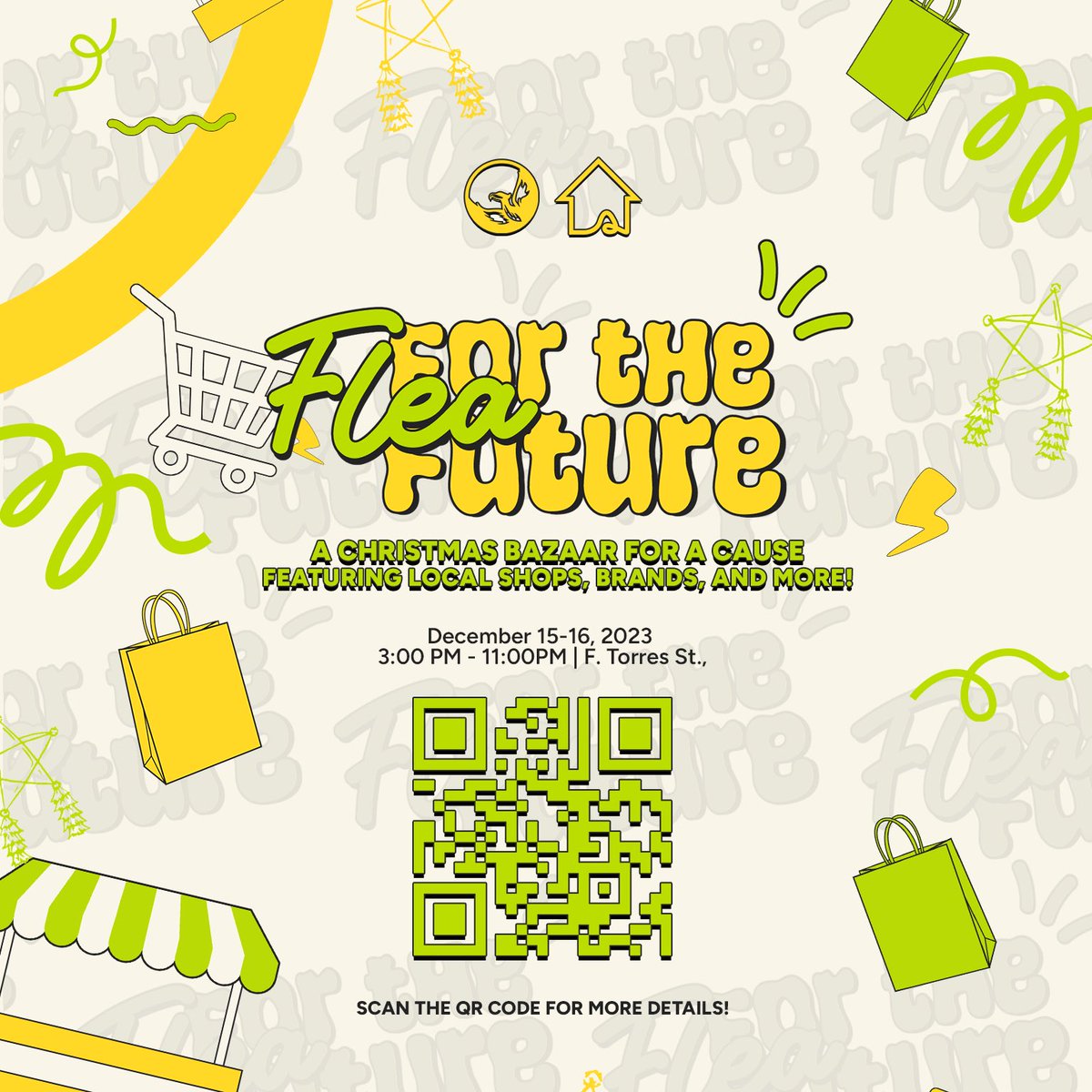 TulongSkwelaPH3's tweet photo. Eyes here 👀 and channel your inner shopaholic-ness 🛍️ as we release the Day 1 Program for 𝐅𝐥𝐞𝐚 𝐟𝐨𝐫 𝐭𝐡𝐞 𝐅𝐮𝐭𝐮𝐫𝐞: 𝐂𝐡𝐫𝐢𝐬𝐭𝐦𝐚𝐬 𝐁𝐚𝐳𝐚𝐚𝐫! 🛒

📆 December 15-16, 2023
📍 F. Torres St. (Fronting Hotel Esse)
⏰ 3:00 PM - 11:30 PM https://t.co/CwOnL6G6Lu
