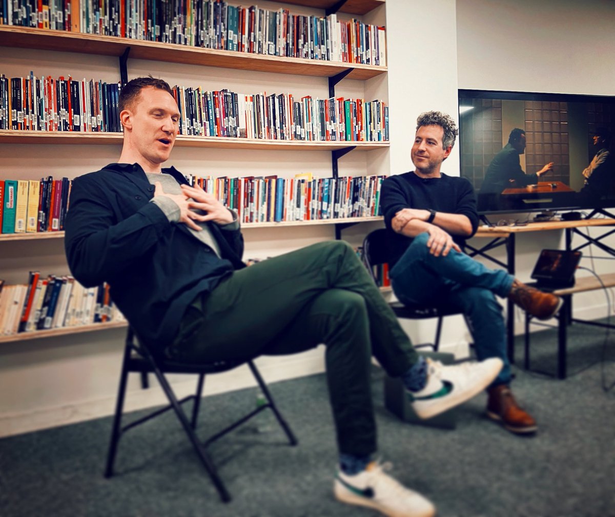 We had a fascinating conversation with writer Luke Neal this week at Powerhouse’s script library. 📚📚📚Luke talked about his creative journey from growing up in Hereford to creating award winning drama. ⚡️