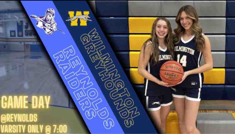 WilmingtonGBB's tweet image. 🔥What day is it?  ‼️GAMEDAY‼️
The @WilmingtonGBB squad is ready to compete 2nite!  Come on out &amp;amp; support the Lady Hounds! You will not be disappointed…they are a fun watch!!! #moretogether #gettingafterit 💪🏻🏀

🆚 Reynolds Raiders
📍at Reynolds High School
⏰ 7pm (Varsity Only)