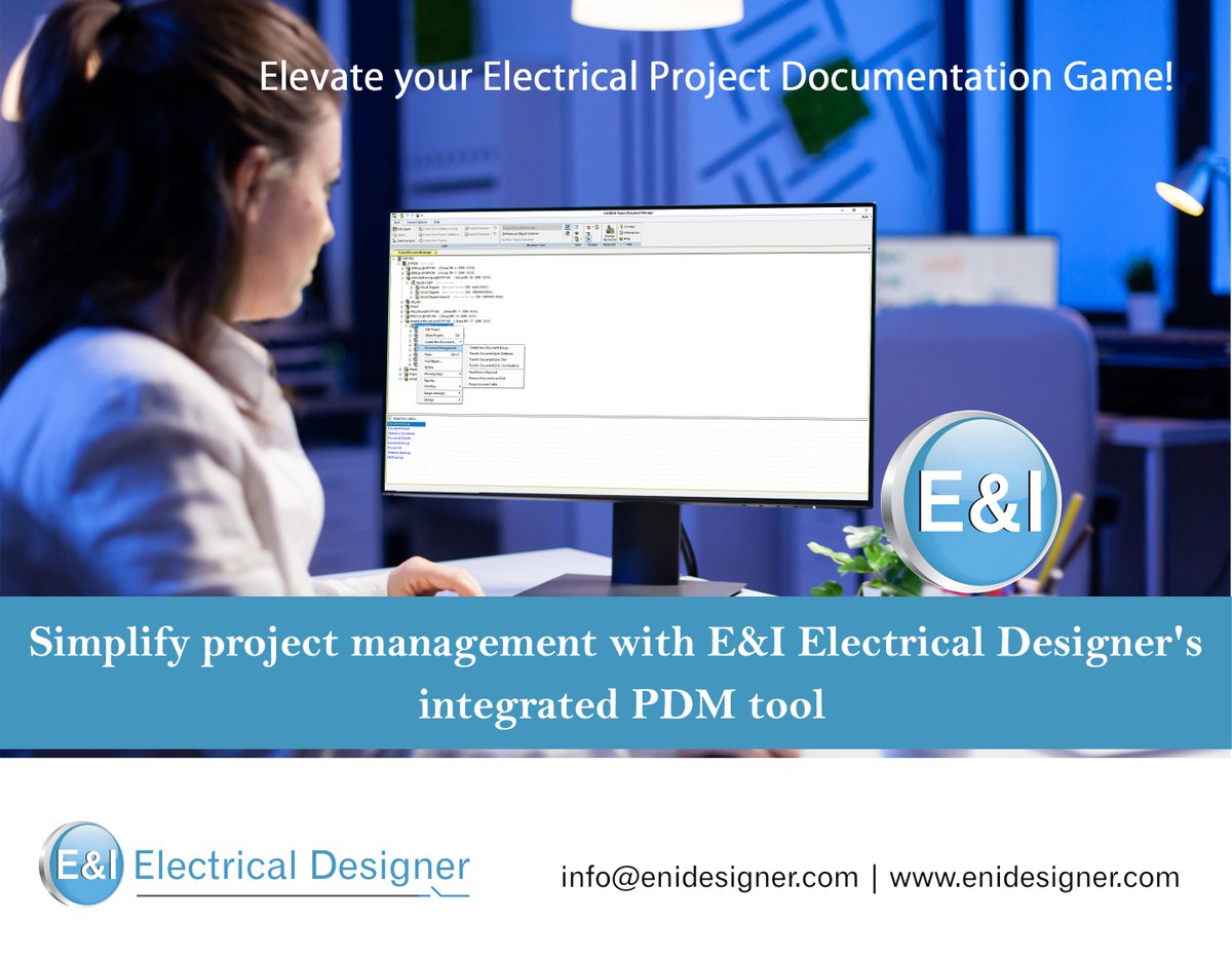 enidesigner's tweet image. Project Management, Simplified: E&amp;amp;I Electrical Designer&apos;s integrated PDM tool makes document tracking a breeze. Elevate your project documentation game! Download the free trial now - enidesigner.com/en/download-now

#ProjectManagement #ElectricalCAD #Electricalsoftware #ElectricalCADtool