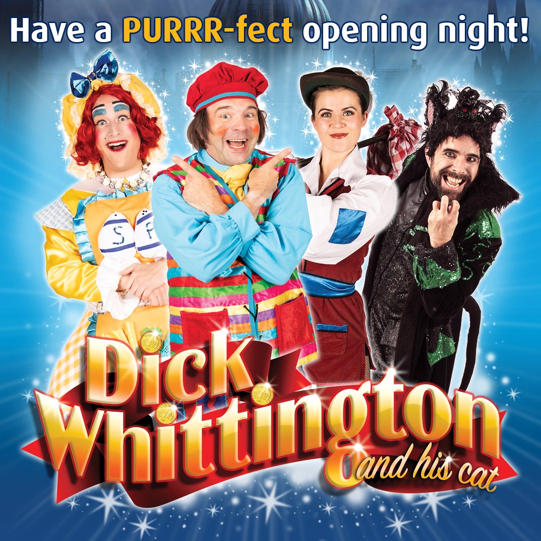 🌟✨ Sending all the luck in the world to the phenomenal cast, crew, and creatives of Dick Whittington at the King's Lynn Corn Exchange on their opening night! ⚓ Set sail on a sea of laughter and adventure, captivating audiences throughout the entire run⚓✨