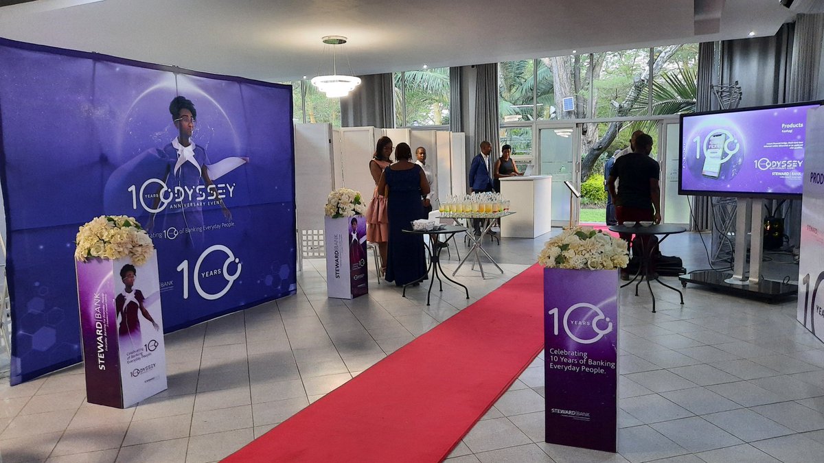 joshmugayi's tweet photo. Appreciate @stewardbank &amp; @AlulaAnimation for giving me the opportunity to Art Direct Steward Bank's 10th Anniversary Identity &amp; branding. 💥🔥 https://t.co/4s3afCD5RK
