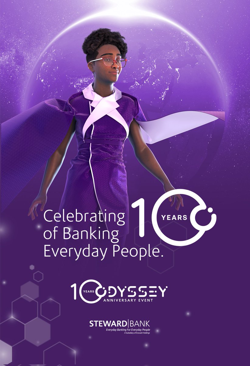joshmugayi's tweet photo. Appreciate @stewardbank &amp; @AlulaAnimation for giving me the opportunity to Art Direct Steward Bank's 10th Anniversary Identity &amp; branding. 💥🔥 https://t.co/4s3afCD5RK