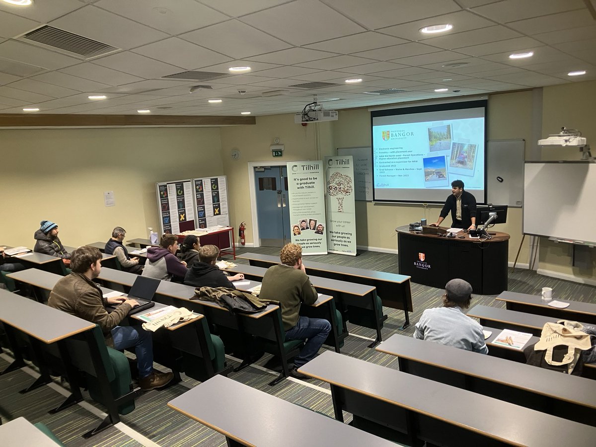 Bangor Uni Forestry (@buforestry) on Twitter photo Croeso yn ol Emyr Parker 🏴
Welcome back Emyr Parker !
(BSc Forestry 2022 <a href="/bangoruni/">Bangor University</a> )
Huge thanks for sharing your enthusiasm and inspiration about #forestry #graduate #careers with <a href="/TilhillForestry/">Tilhill Forestry</a> Croeso yn ol Emyr Parker 🏴
Welcome back Emyr Parker !
(BSc Forestry 2022 <a href="/bangoruni/">Bangor University</a> )
Huge thanks for sharing your enthusiasm and inspiration about #forestry #graduate #careers with <a href="/TilhillForestry/">Tilhill Forestry</a>