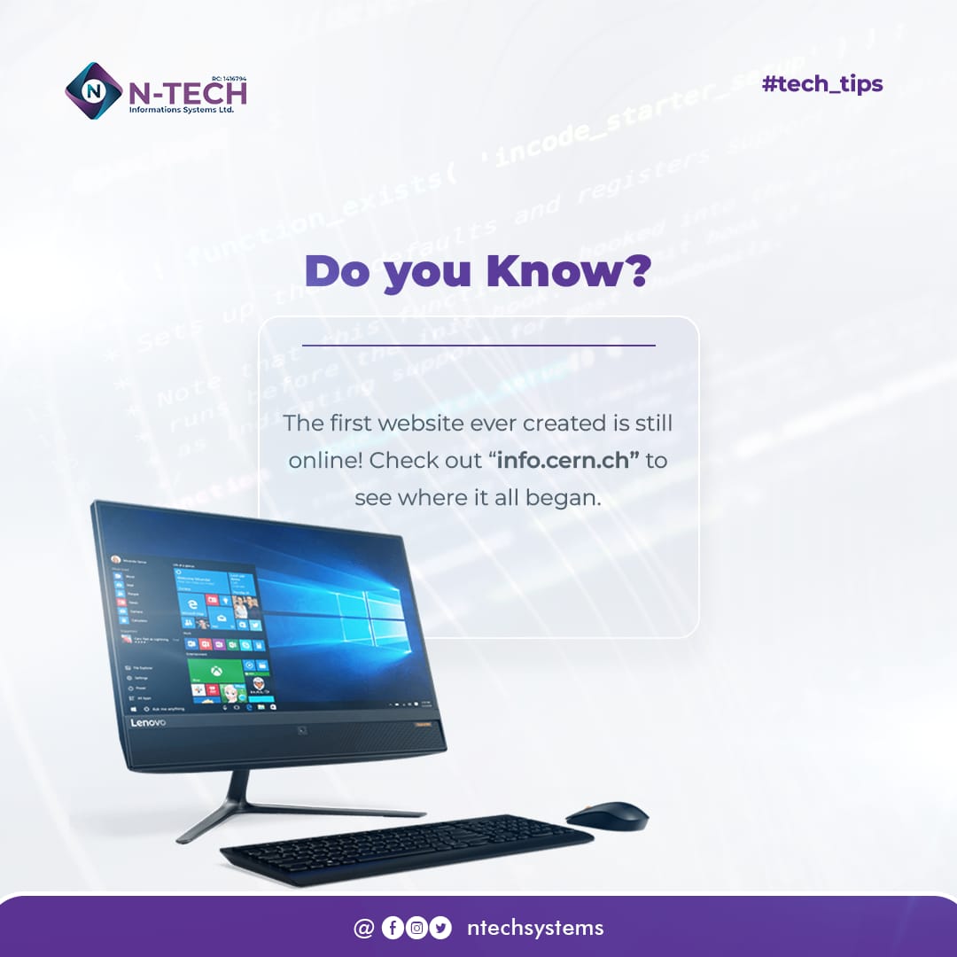 ntechsystems's tweet image. Dive into the digital archives! 💻✨ Visit info.cern.ch and witness the birthplace of the web. 🚀 Explore the roots of our online universe and discover where the journey began.

 🌐 #WebHistory 
#websitedesign
And yeah, No is No ✌🏾