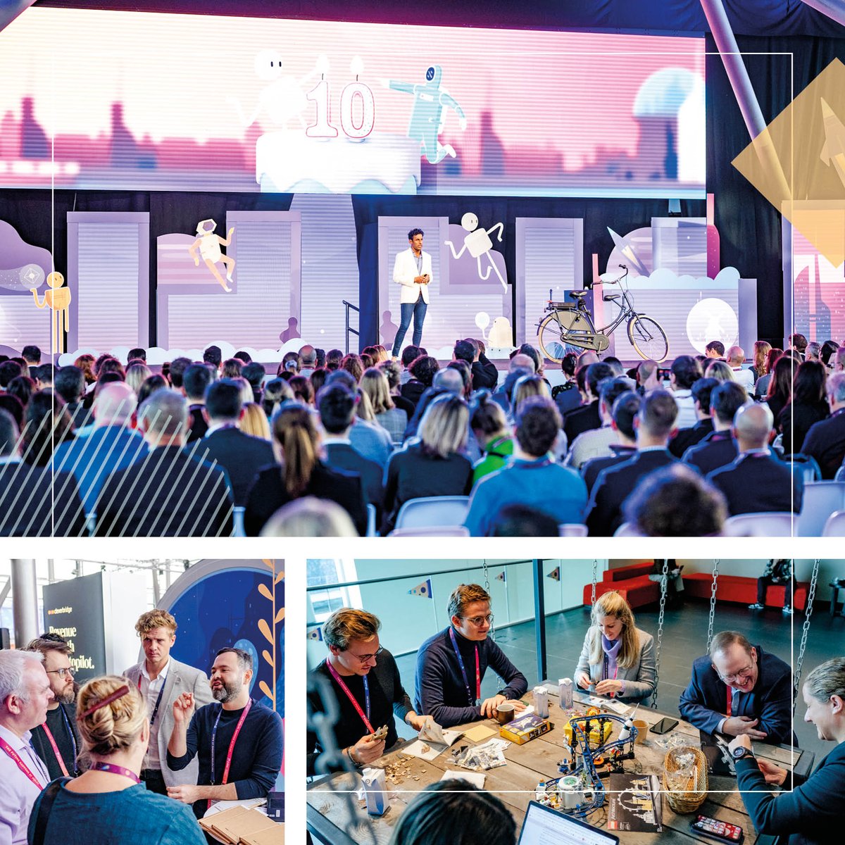 SimplyBetterUK's tweet photo. We helped @GainsightHQ to deliver their Pulse Europe event. Uniting 1300 global Customer Success profs. A chance for them to connect &amp; share exciting plans for the future with a little childlike joy thrown in. We created a futuristic universe where the sky was the limit. https://t.co/3ncYoT174v