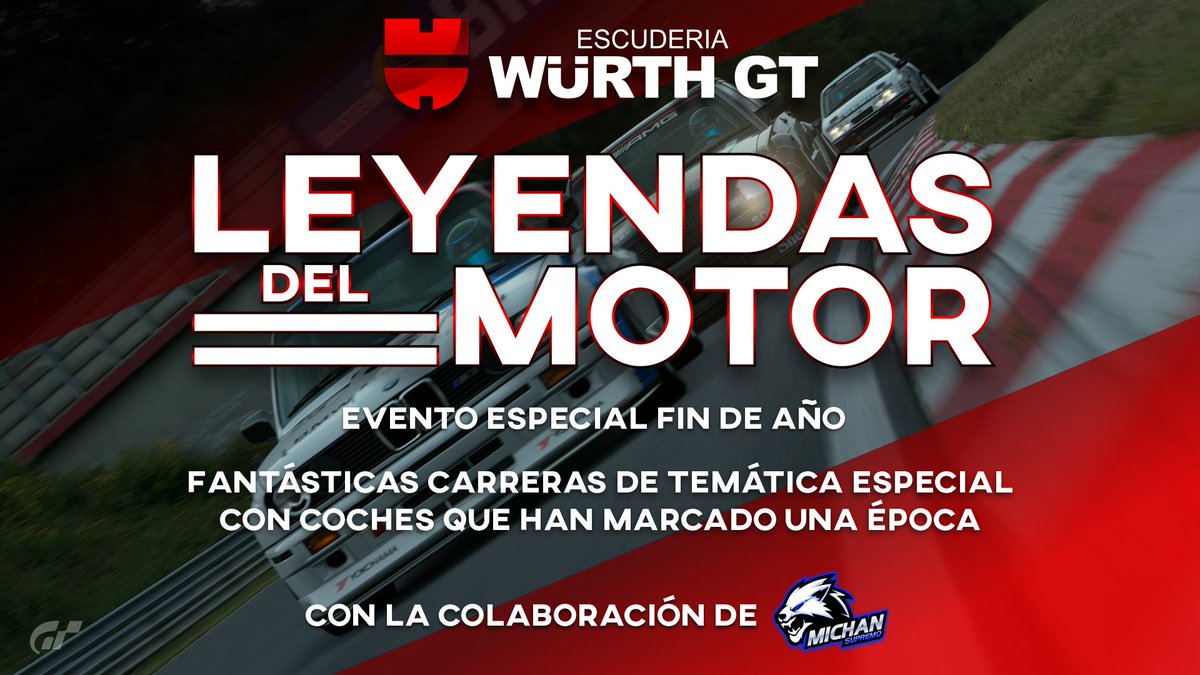 Iniciamos evento especial en GT7. Aquí tenéis la invitación a Discord para más información.

discord.gg/WM49HCc5