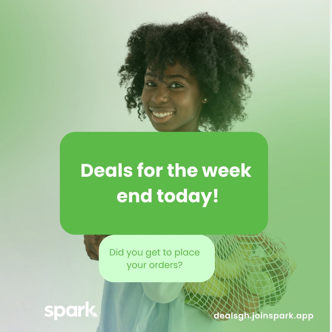 We had exciting deals this week. Did you miss them?

Turn on our post notifications so you do not miss out on next week’s deals.
.
.
#Sparksocial #groupsgofar #Sparkcommunities #deals #shopping #foodstuff #foodstuffshopping #dealsandsteals #dealsonline #dealsondeals