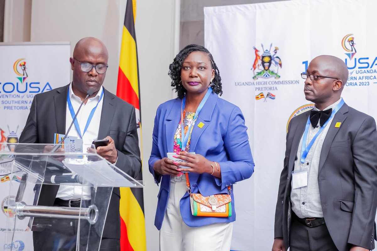 TrainingSadi's tweet photo. Throwback: 𝟏𝐬𝐭 𝐂𝐎𝐔𝐒𝐀 𝐂𝐨𝐧𝐯𝐞𝐧𝐭𝐢𝐨𝐧 🇺🇬
We were honoured to attend the inaugural #COUSA convention in Pretoria, a two-day event fostering unity and exploring investment prospects among Ugandan-associated forums in Southern Africa. Grateful for the experience, we eagerly look forward to future conventions.
#UnityInDiversity #InvestInAfrica #CulturalExchange