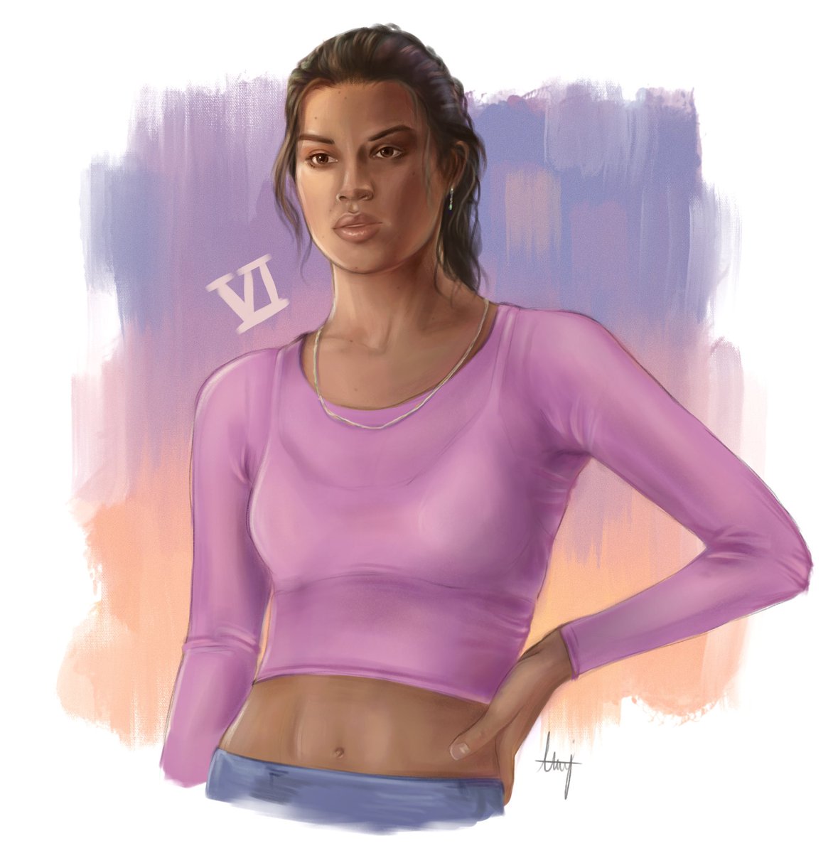 Lucia 🚓💸❤️‍🔥

#GTAVI #GTA6 #fanart
