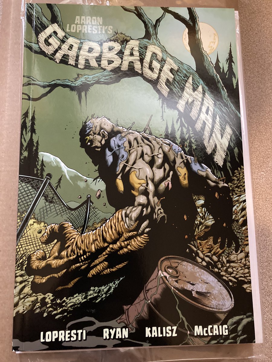 HellsSpawnWorld's tweet image. After weathering the immense shift in the weather and conquering many seas. I finally have my hands on what is sure to once again be the Greatest Book in ComicsGate #WraithOfGodBloodHunters by The One &amp;amp; Only @aaronlopresti !! I also managed to receive #GarbageMan. Books arrived