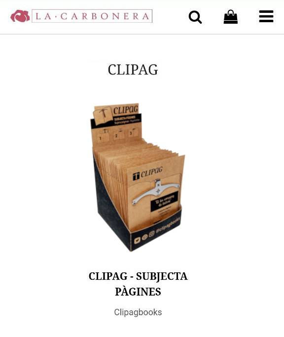 clipagbooks's tweet image. A @_LaCarbonera també el tenen online! (t.ly/URYWr i a la bio)

#Clipag #elteucompanydelectura #subjectapagines #puntdellibre subjecta #partitures #sujetapaginas #puntodelibro #barcelona #pobleSec