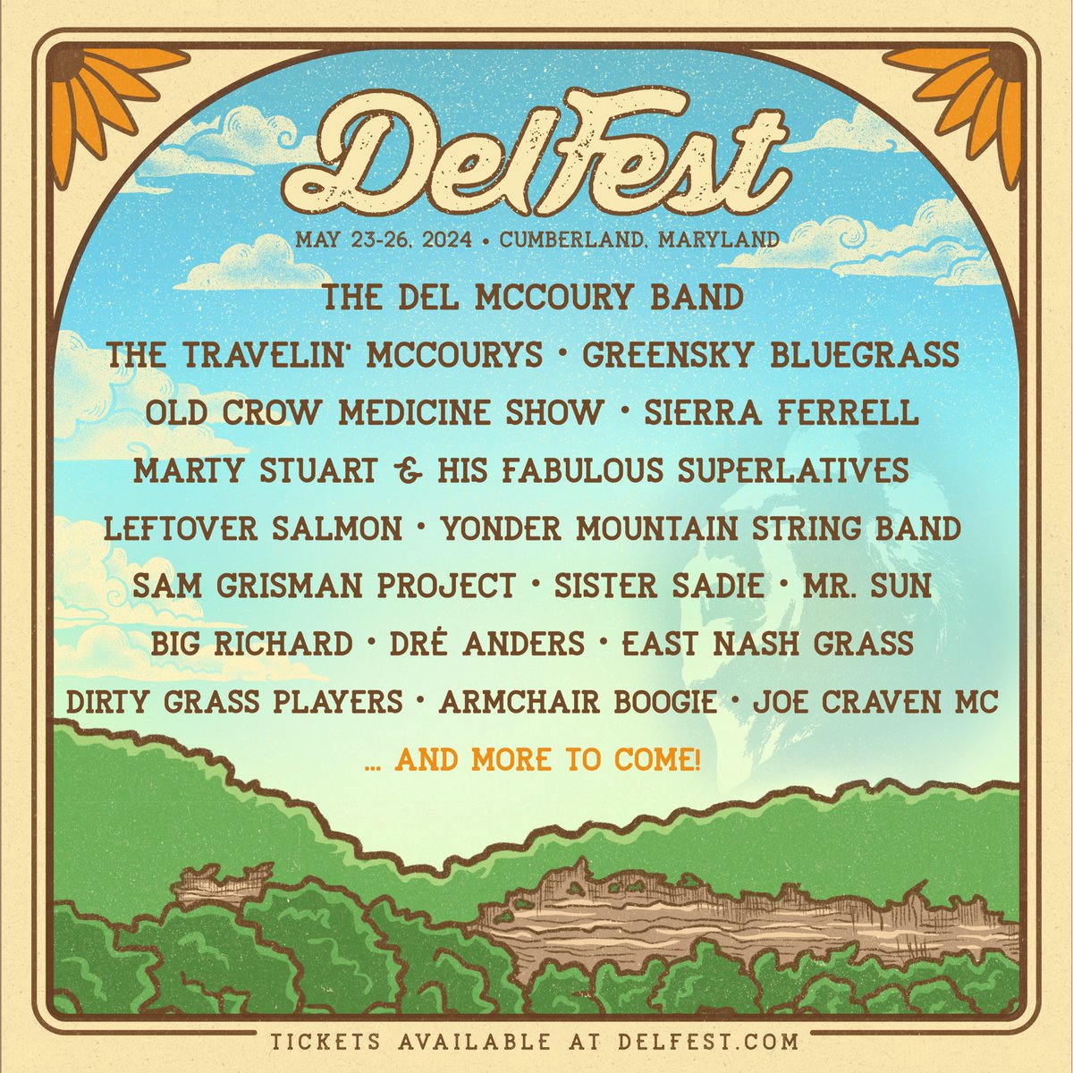 Marty is coming to DelFest 2024! Tickets on-sale now delfest.com