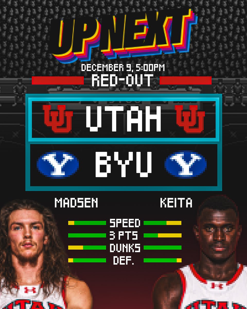 UtahMBB's tweet image. 🚨 INFO for those attending Saturday's game! 🚨

• 𝗪𝗘𝗔𝗥 𝗥𝗘𝗗
• Parking🗺️: bit.ly/3NgEuFz
• Runnin' Ute Express Starts 90 mins before tip
• Take @RideUTA for FREE with #TicketAsFare
• Doors open 60 mins before tip

#GoUtes