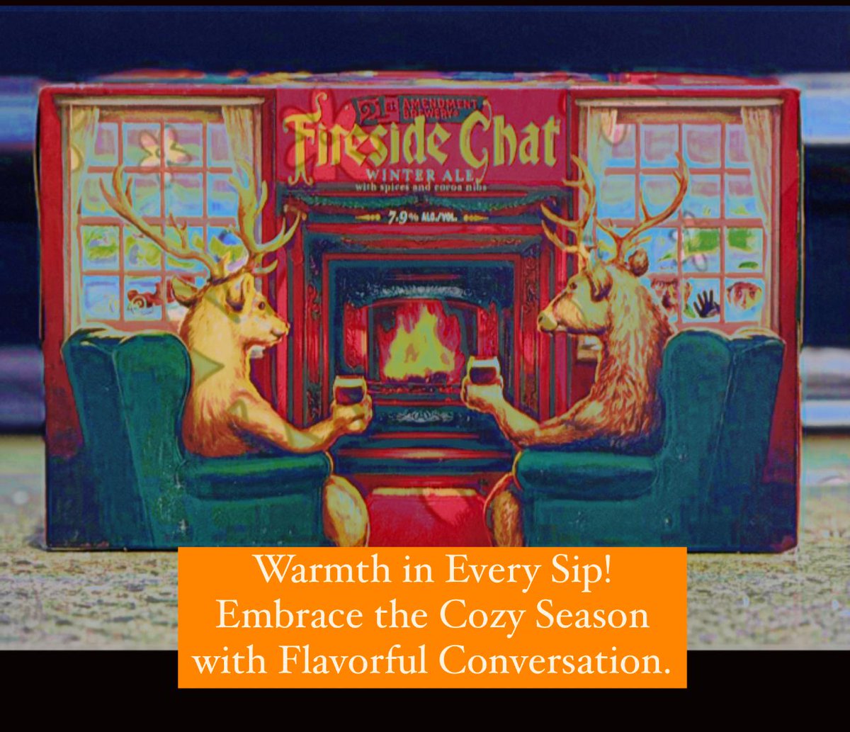 BeerWorldStore's tweet photo. Fireside Chat Winter Ale
#beerworld #beer #giftcards #beerlover #beernerd #instabeer #craftbeer #redemption #cigars #newyork
@beerworldstore
@21stamendment https://t.co/LAiHAWwAe2