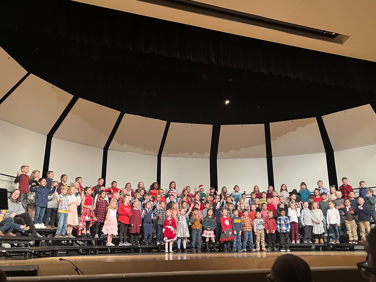 A standing ovation for our 1st &amp; 2nd graders! Their Winter Concert performance filled Tope Auditorium with joy &amp; holiday spirit! We are so proud of our students &amp; our amazing Music Teacher, Mrs. Kenealy! #NevadaCubPride

❄️☃️❄️🎄❄️