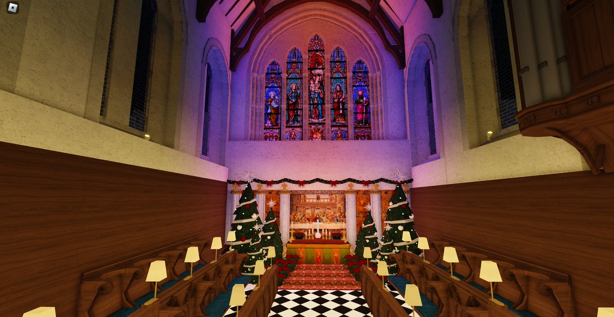 St marys church bloxburg. Fully decorated for christmas, showing off the main decoration, the star of bethleham. plenty of snow and trees to show off aswell! 
<a href="/heybloxburg/">Welcome to Bloxburg</a> <a href="/RBX_Coeptus/">Coeptus</a> <a href="/cyder_tv/">Cyder_TV</a> #bloxburg #bloxburgbuilds #roblox <a href="/fruitmcnare/">Daniel Perkins</a>