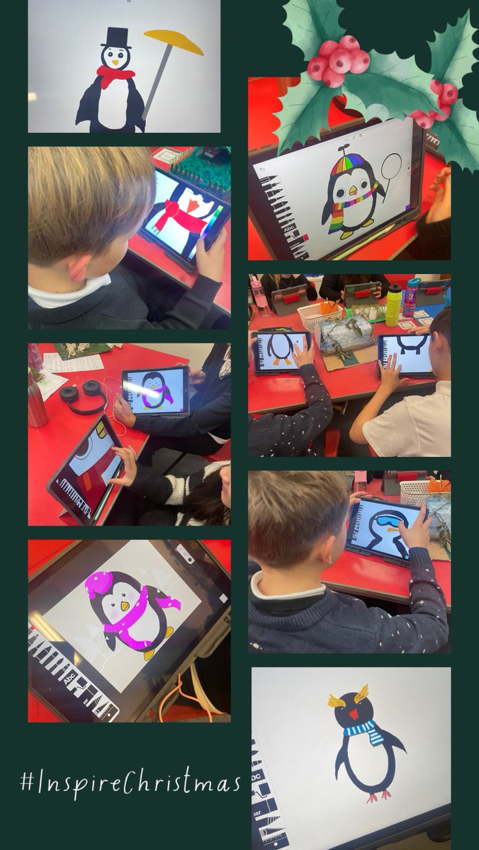 P7 enjoyed #InspireChristmas 
Day 1: 🐧 Draw a penguin on <a href="/Tayasui_apps/">Tayasui</a> today.
#creativity #christmasducks 

The detail on their penguins is amazing! <a href="/inspireSBC/">Inspire Learning</a>