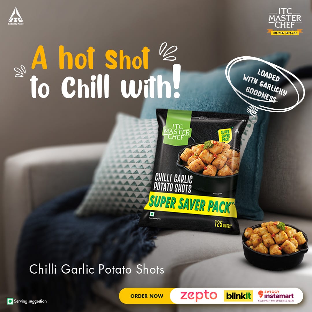 ITCMasterChef's tweet image. There’s a reason to snack on ITC Master Chef Chilli Garlic Shot!
It’s HOT, crunchy, and flavourful.

Try now!

#ITCMasterChef #ITC #YummyFood #EasyToCook #Snacks #FoodLovers