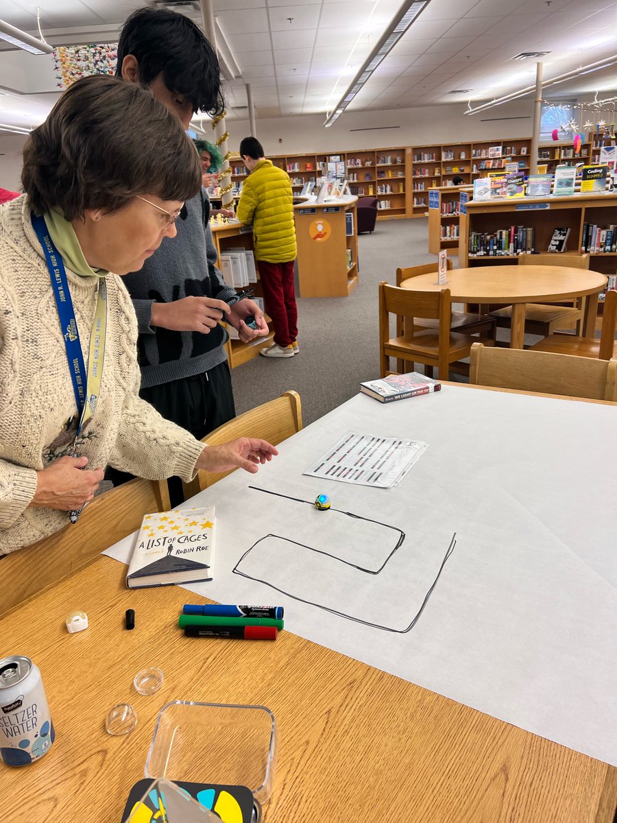 John R. Lewis High School Library tweet media