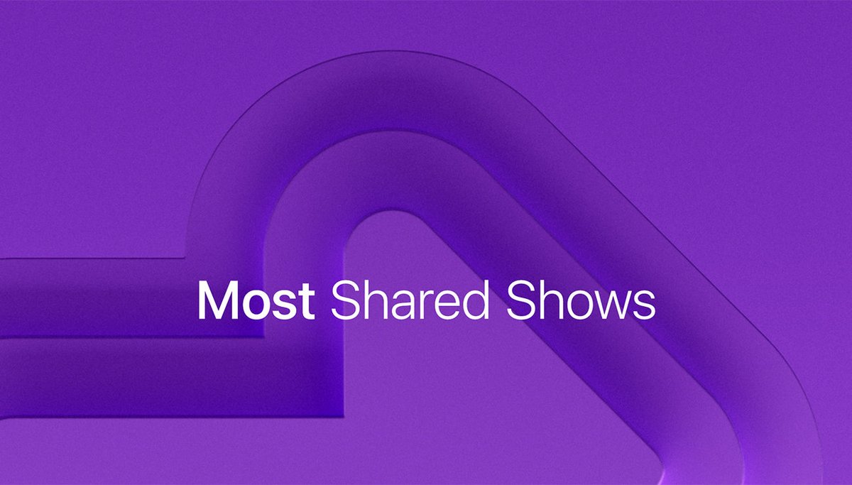 You helped make these the most shared shows in 2023:

1️⃣ Scamanda (@CharlieCW)
2️⃣ Sold a Story (@ehanford)
3️⃣ The Retrievals (@burtonsusan)
4️⃣ @Hubermanlab
5️⃣ @SmartLess
6️⃣ The Witch Trials of J.K. Rowling (@meganphelps)

➕ more!

apple.co/MostSharedShows