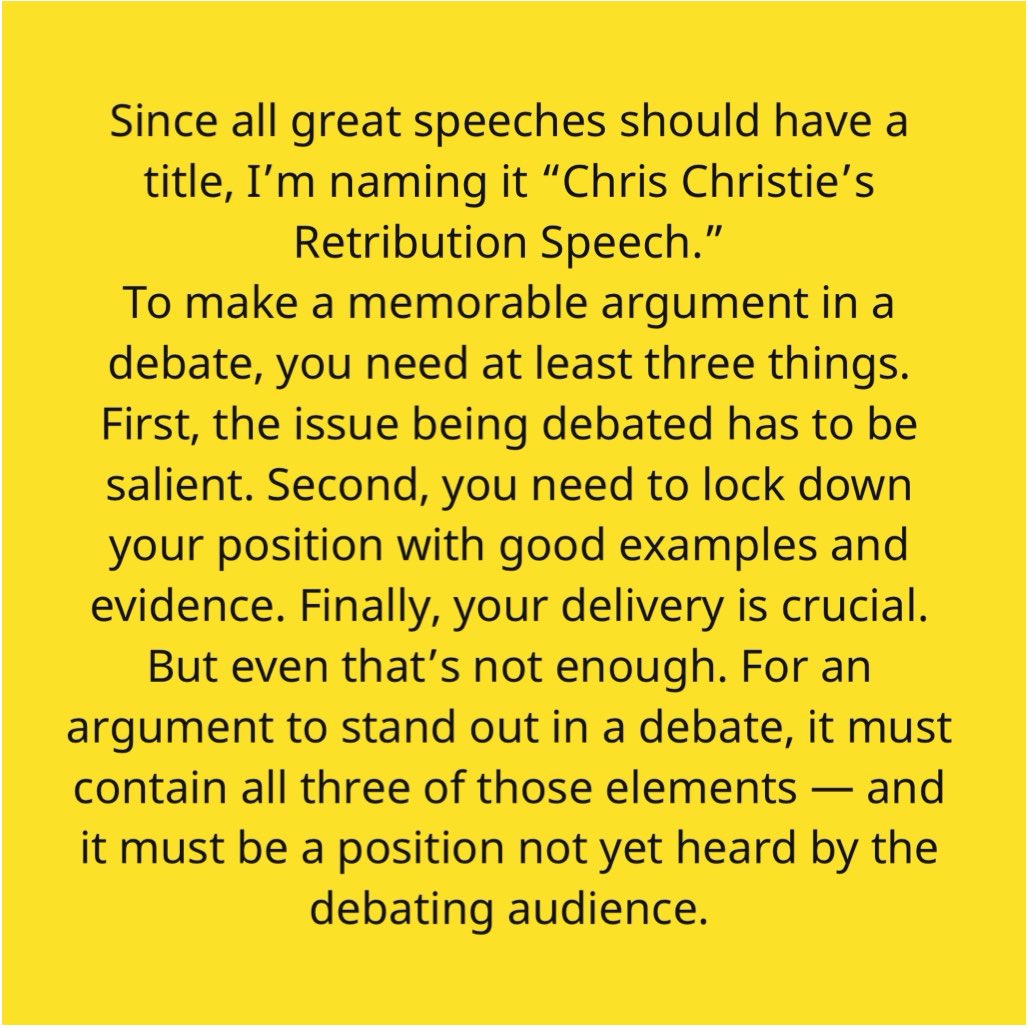 mynapleshouse's tweet photo. @Chicago1Ray Never you miserable KUNT 

The finest speech ever given in a presidential debate.

Chris Christie: A+ ✔️

#VoteBlue 💙 https://t.co/IWKEgPfe8q