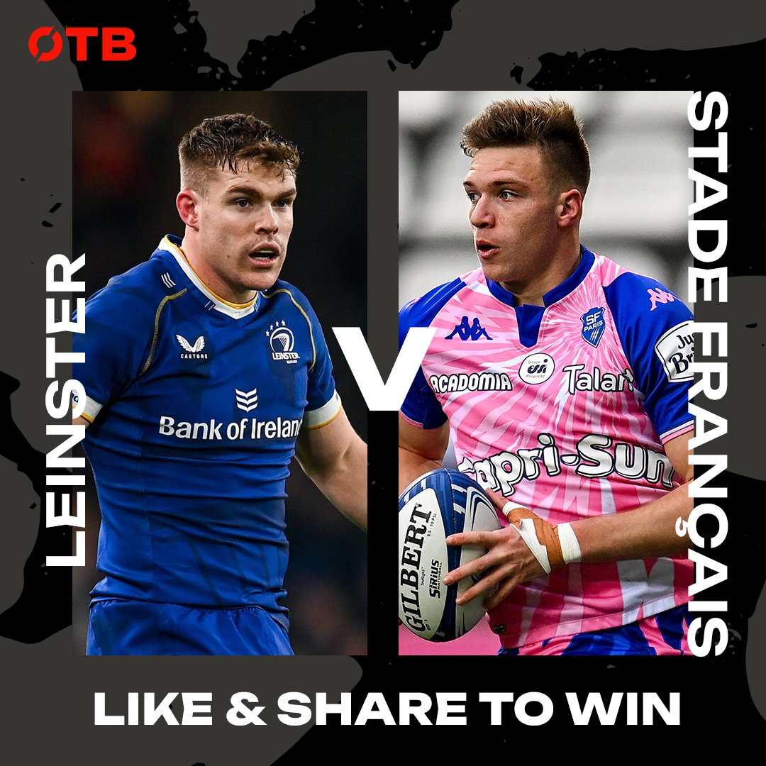 OTB has teamed up with @leinsterrugby to give away 3 pairs of tickets to Leinster's Investec Champions Cup clash with Stade Français! 🏉 The game is on Saturday the 13th of January, Kick off - 17:30 at the Aviva Stadium. Like & Repost for your chance to win 🎟!
