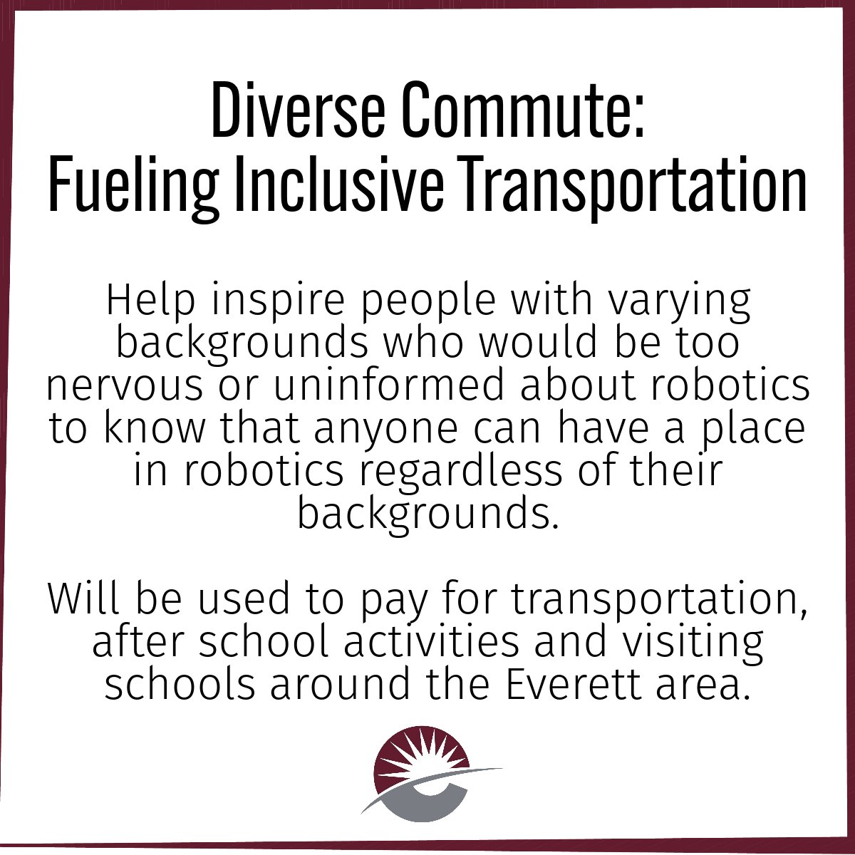 EPSF Student Diversity, Equity, and Inclusion grants are designed to support student's work within their school.  
Congratulations to one of the 6 grant winners: 
Saron Mulugeta with the EHS Robotics Team! 
#EPS_OurStudentsRock