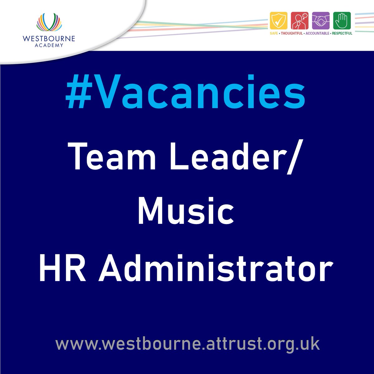 We seek to appoint a Team Leader for Music and a Human Resources Administrator. Full details on how to apply together with the job specifications can be found on our vacancy page here: 
ow.ly/67a850Qgm4r
