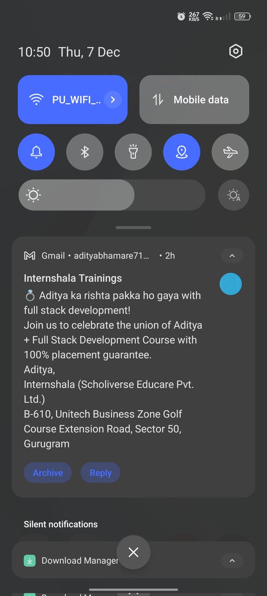 0xadii's tweet image. Really, at first I felt as if I had registered on a matrimonial site.🫡🤣

#internshala