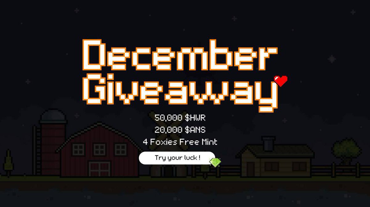 We're excited to announce a giveaway collaboration within the Aleph Zero ecosystem for our Foxies community! 🦊 

🎁 50K $HWR, 20K $ANS, 4 Free Foxies Mint 

To enter:
1️⃣ Follow us, <a href="/SwapAndromeda/">AndromedaSwap</a> and <a href="/haywirepad/">HaywirePad</a> 
2️⃣ RT &amp; Tag a friend

📅 Draw: Christmas Day. 🎅